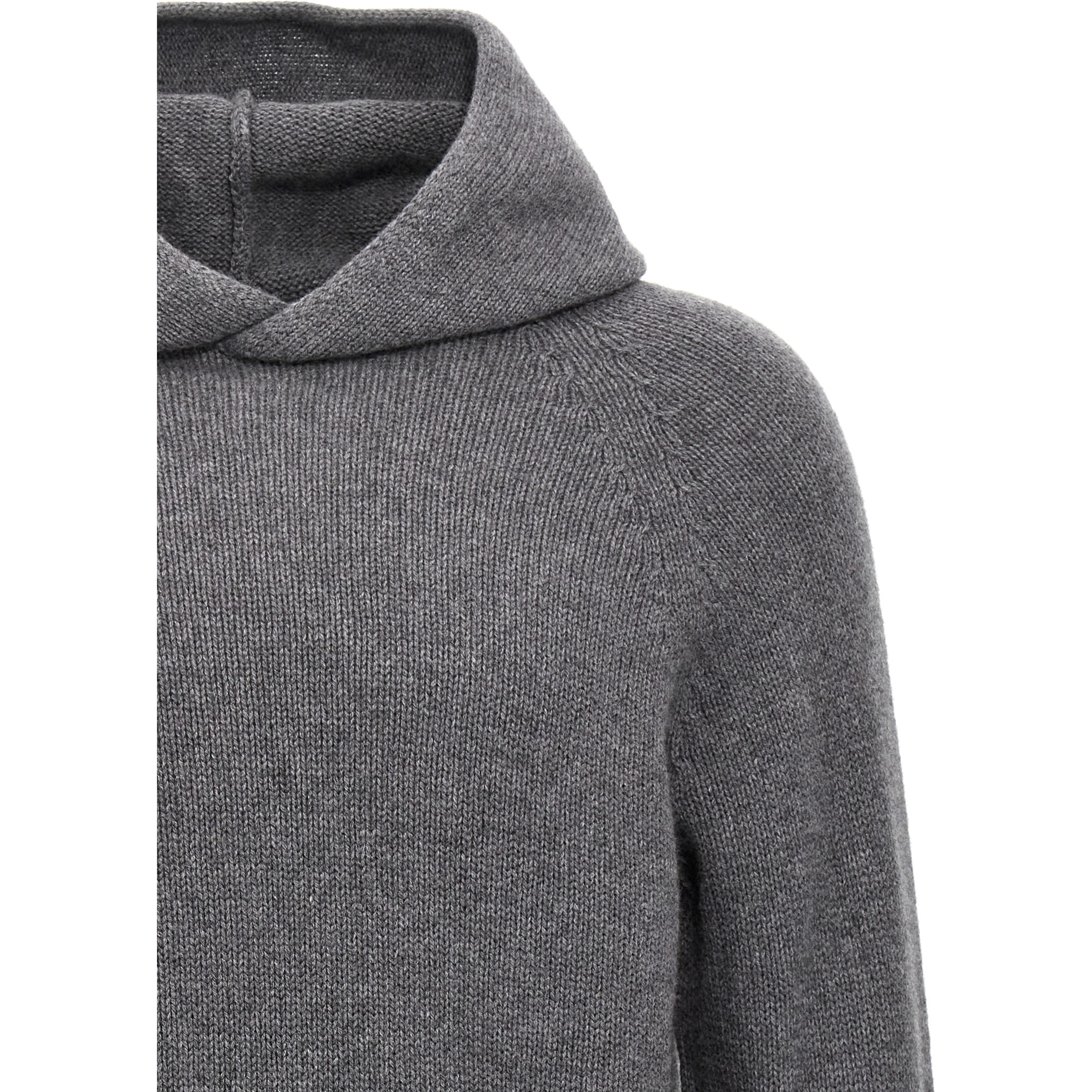 Gray Wool Cardigan