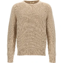 Beige Wool Cardigan