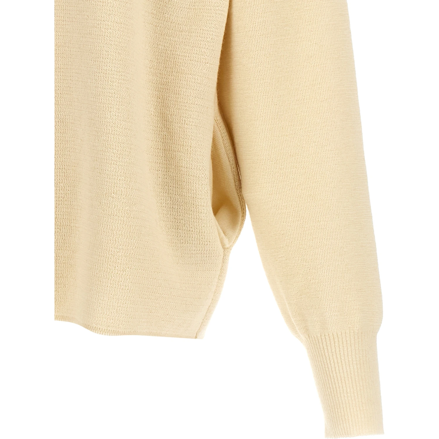 White Merino Wool Cardigan