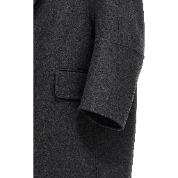 Gray Virgin Wool Coat