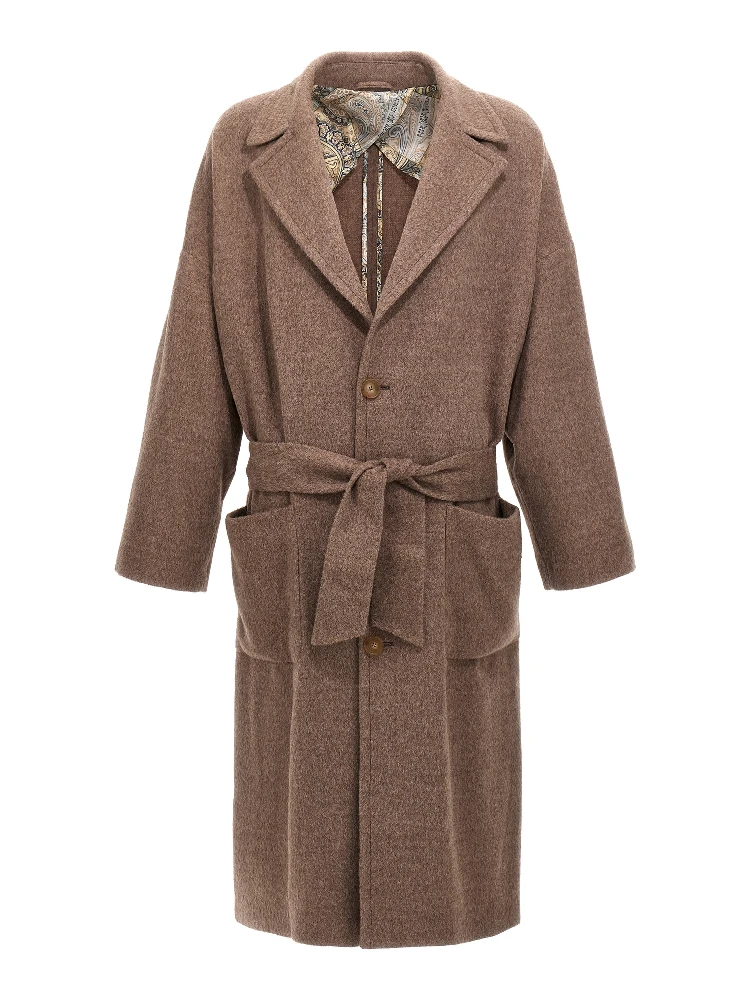 Beige Wool Coat