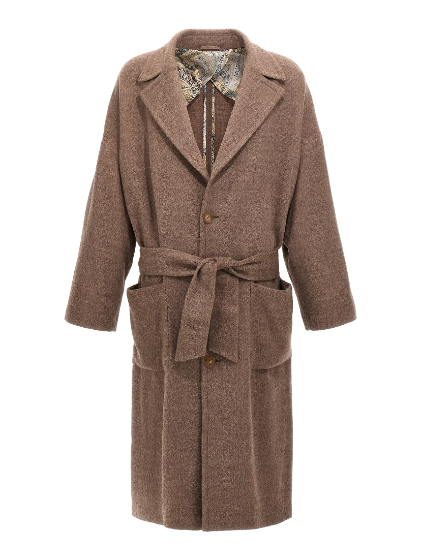 Beige Wool Coat