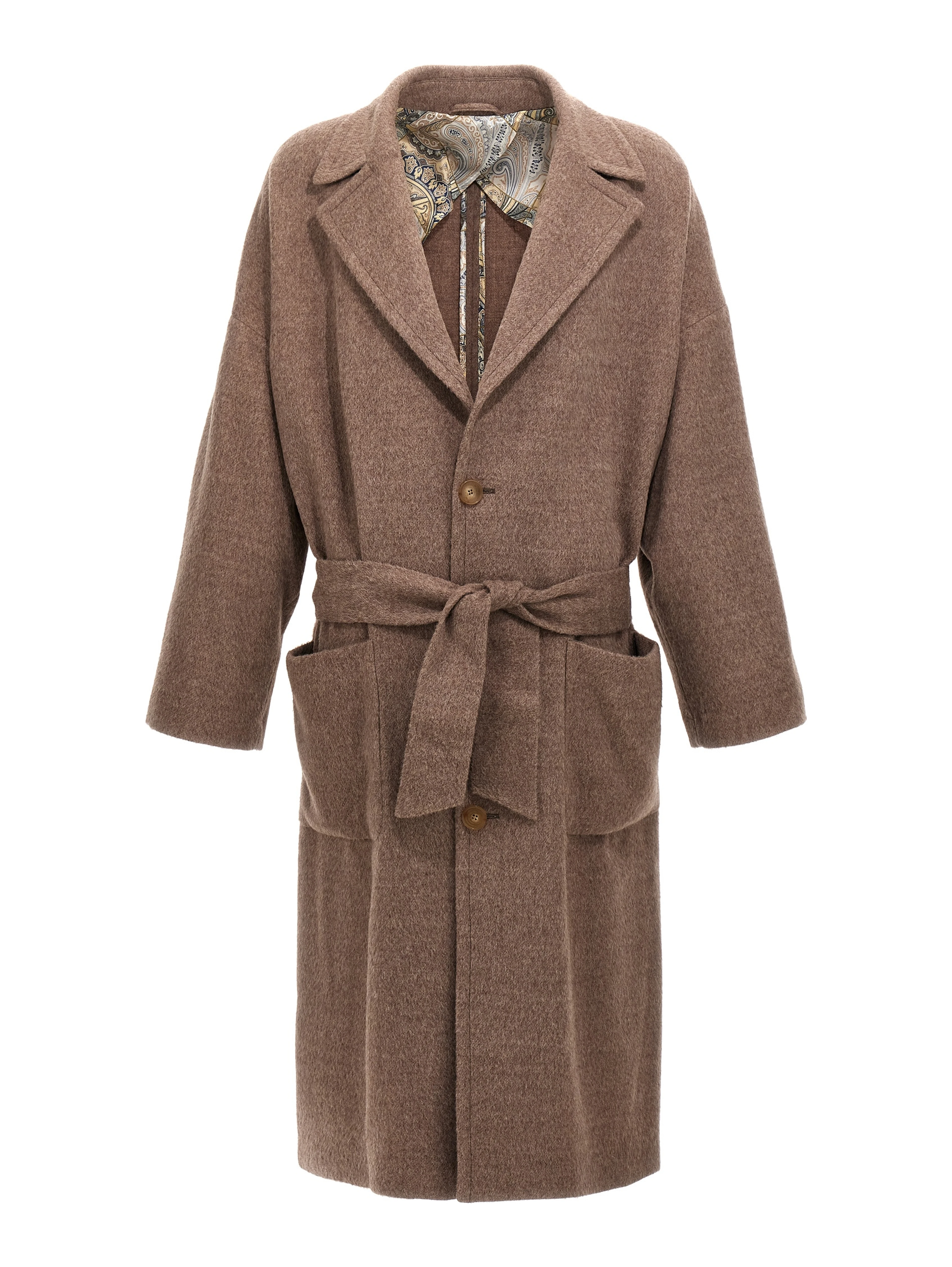Beige Wool Coat