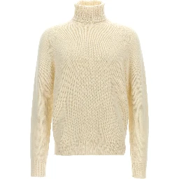 White Wool Cardigan