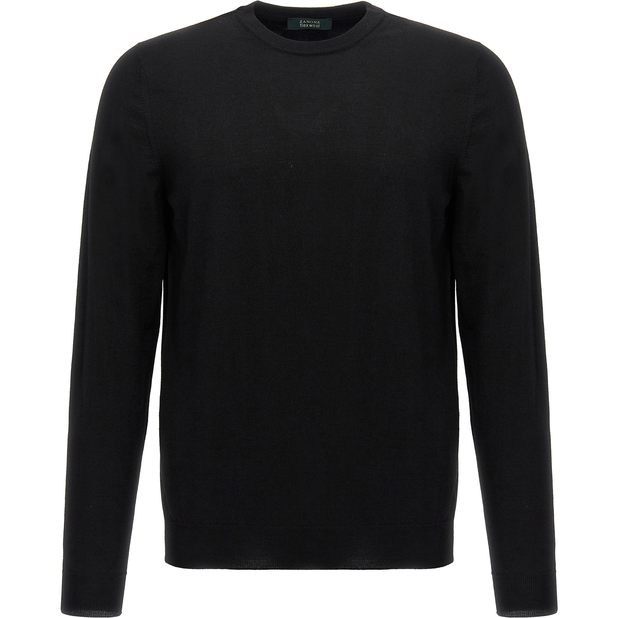 Black Virgin Wool Cardigan