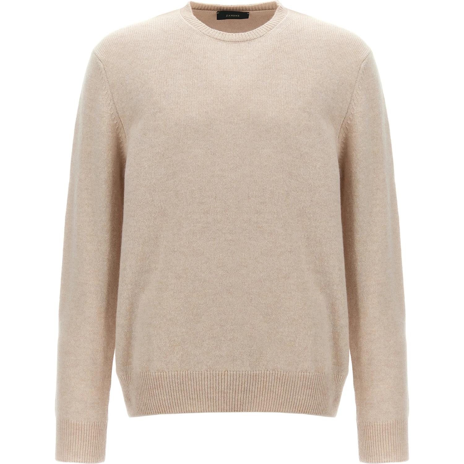 Beige Virgin Wool Cardigan