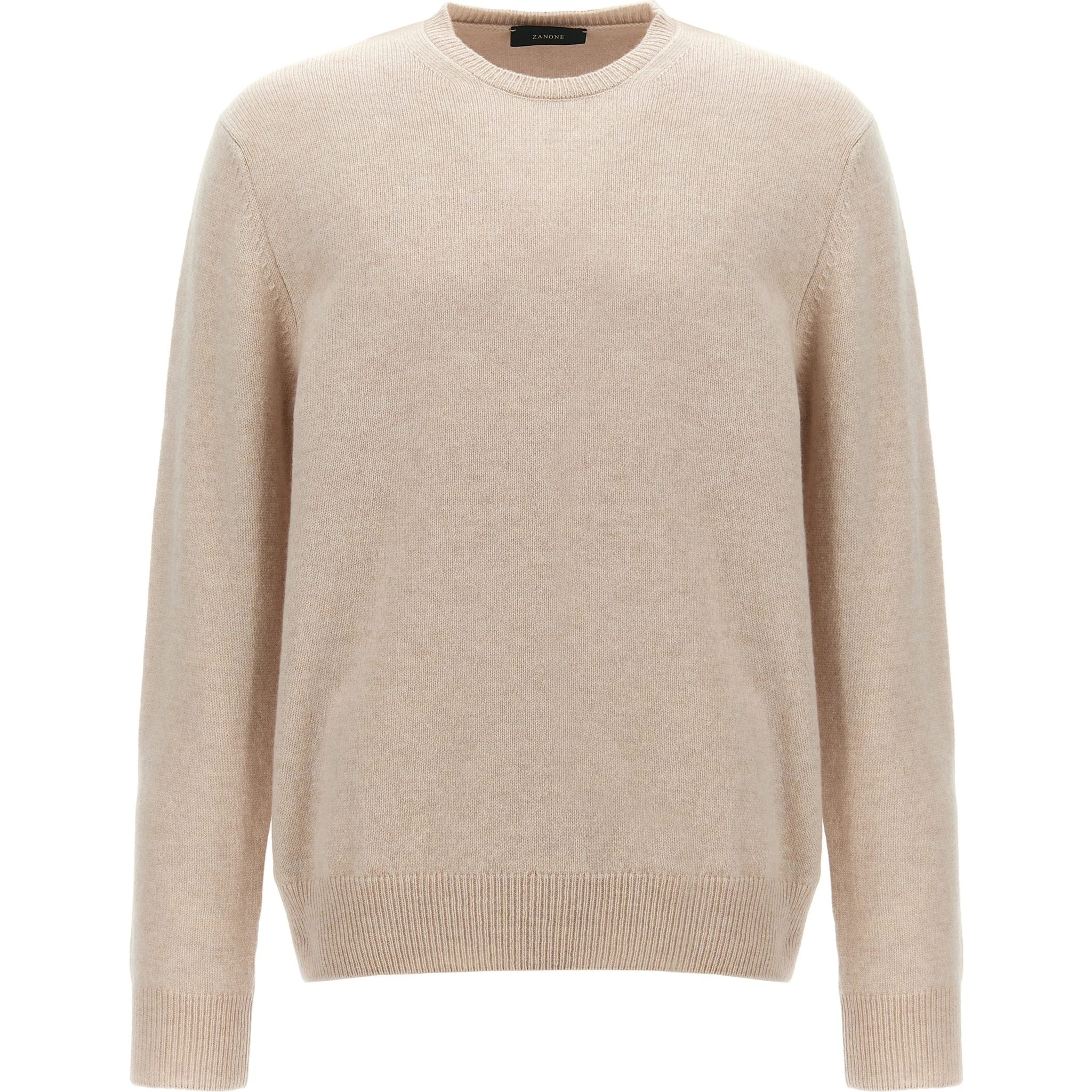 Beige Virgin Wool Cardigan