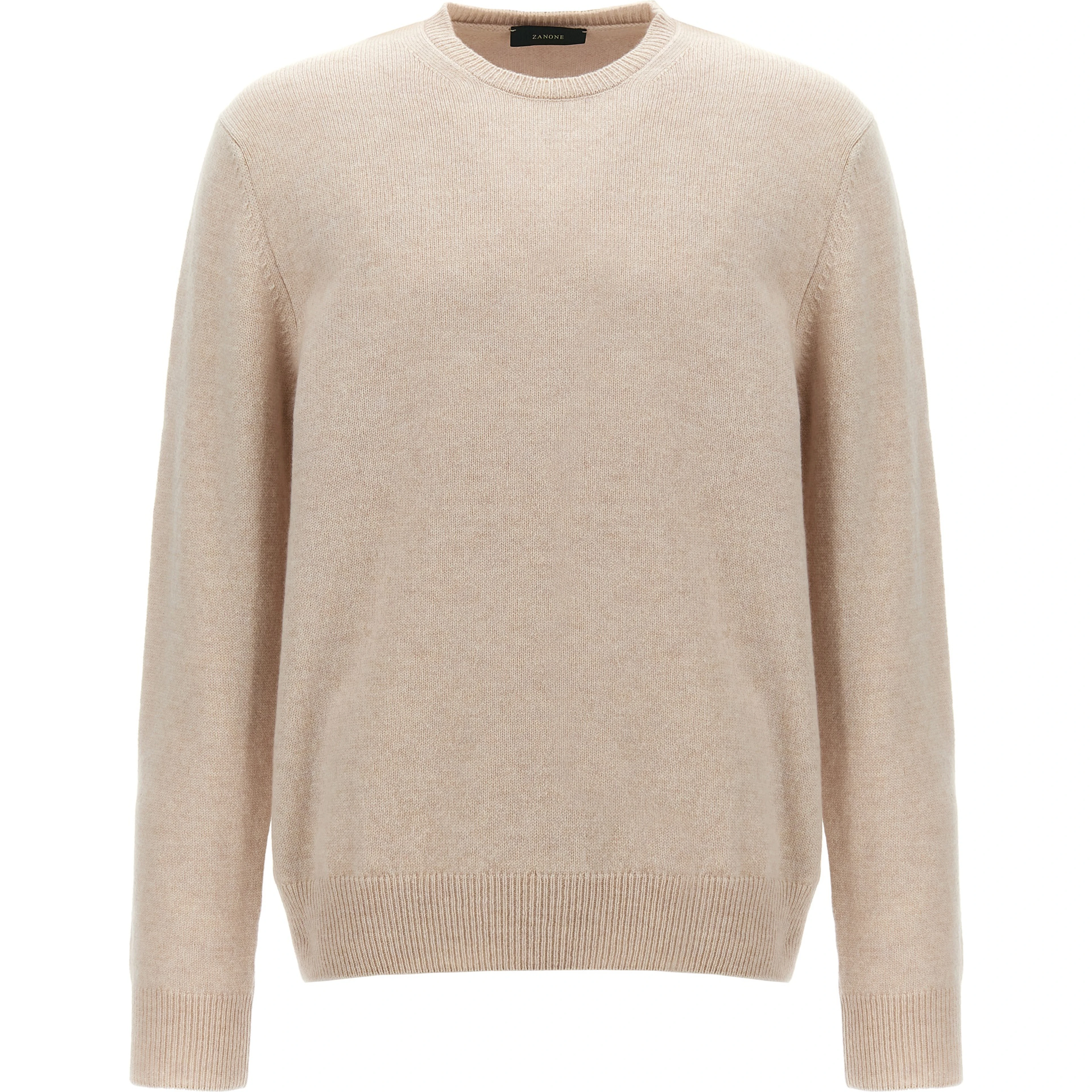 Beige Virgin Wool Cardigan