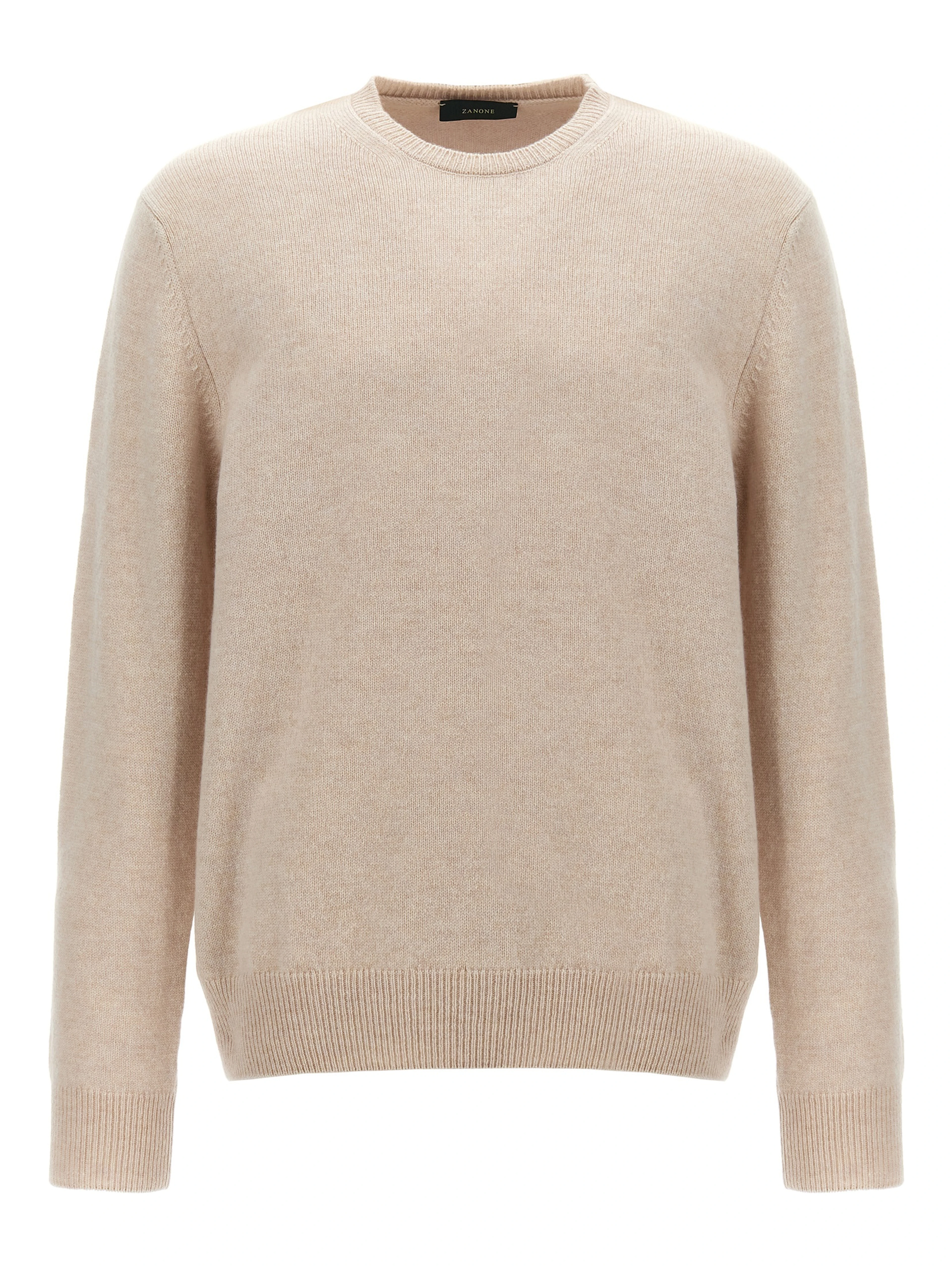Beige Virgin Wool Cardigan