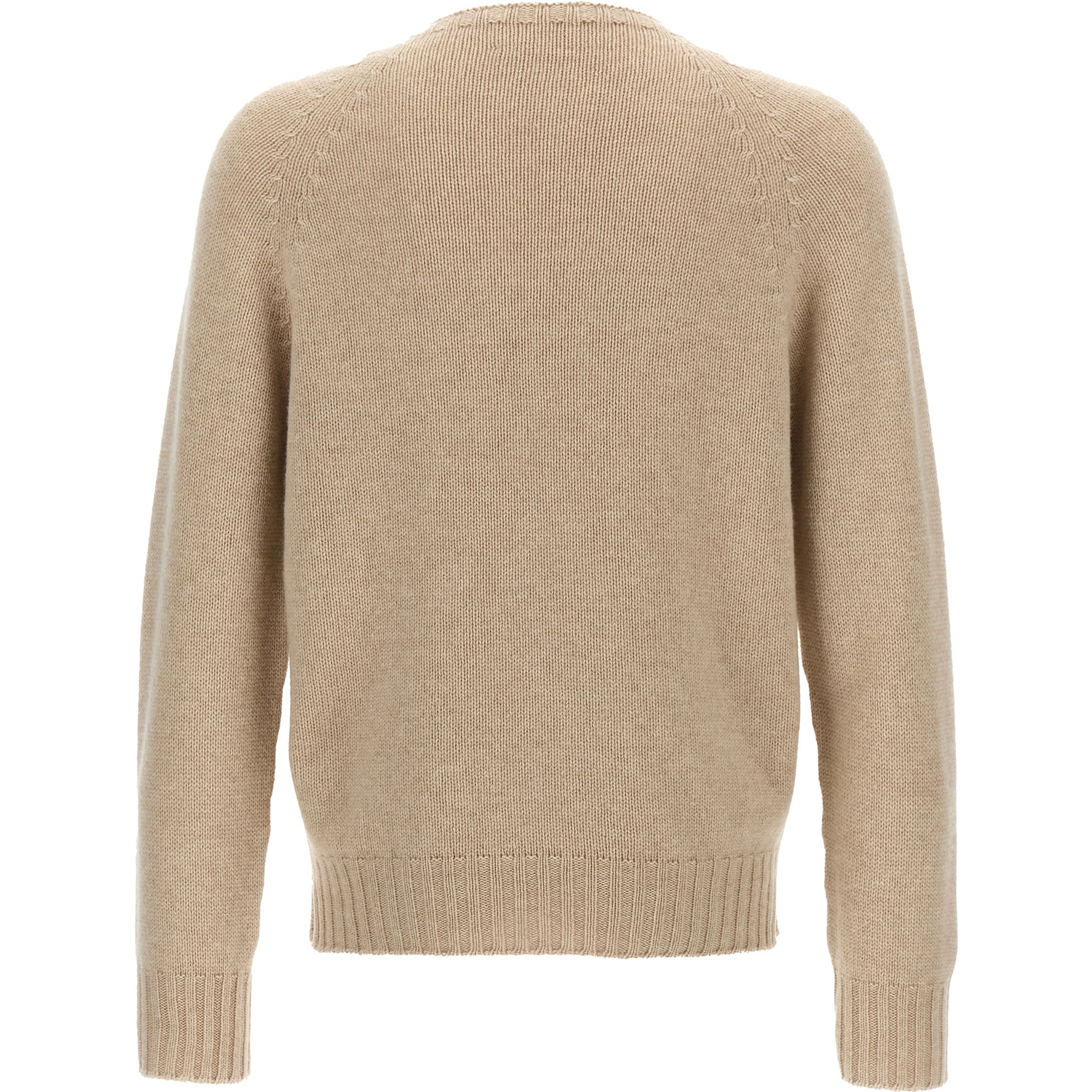 Beige Wool Cardigan