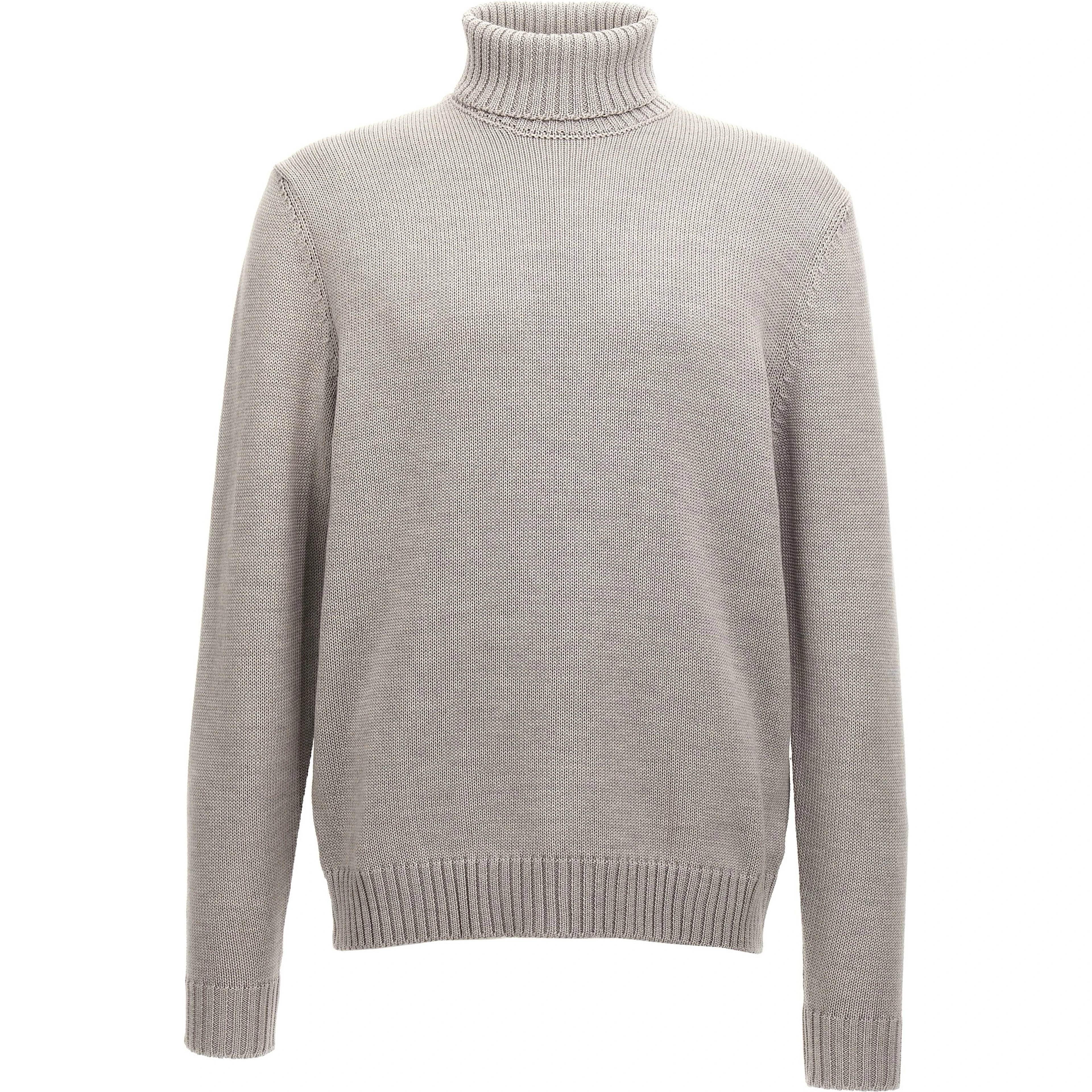 Gray Virgin Wool Cardigan