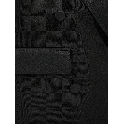 Black Silk Sleeveless Jacket