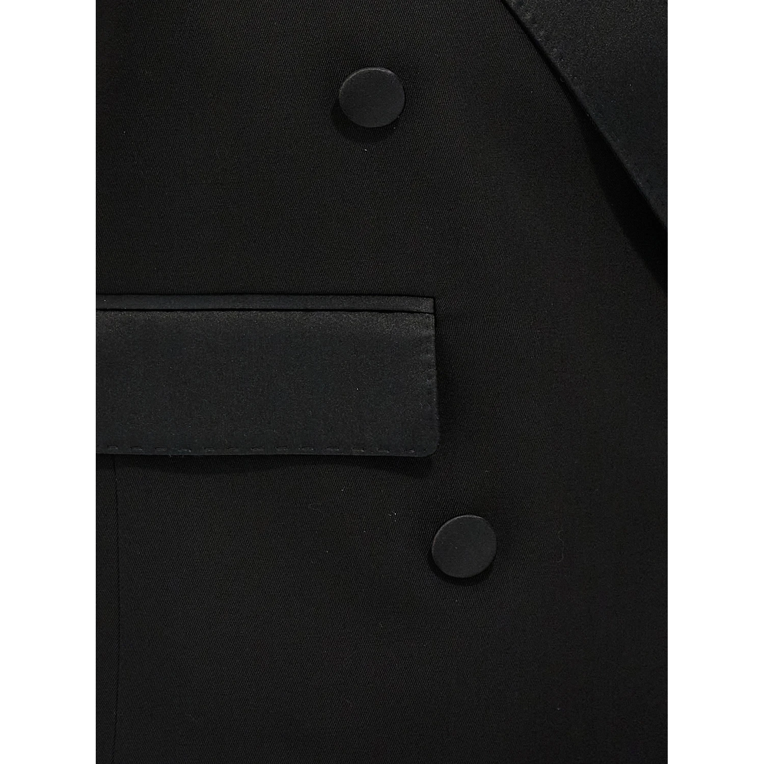 Black Silk Sleeveless Jacket