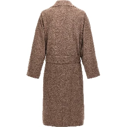 Beige Wool Coat