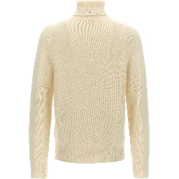 White Wool Cardigan