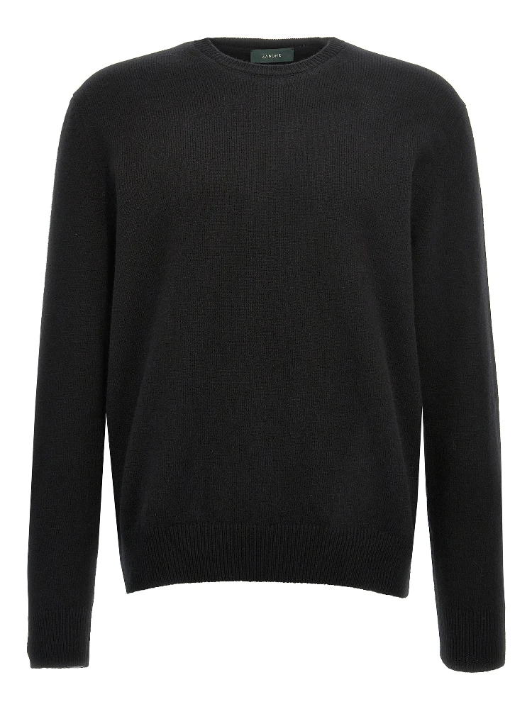 Black Virgin Wool Cardigan