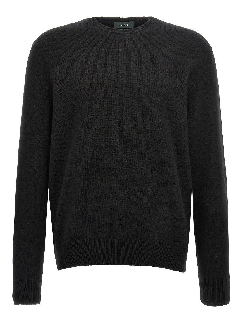 Black Virgin Wool Cardigan
