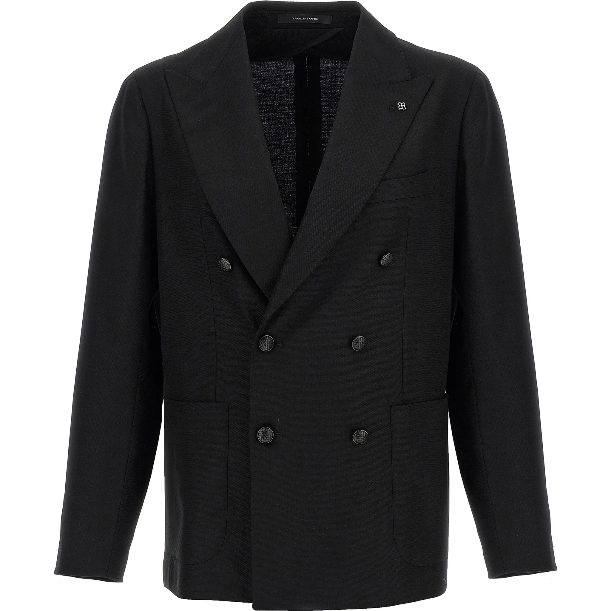 Black Virgin Wool Blazer