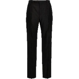 Black Acetate Dress Pants