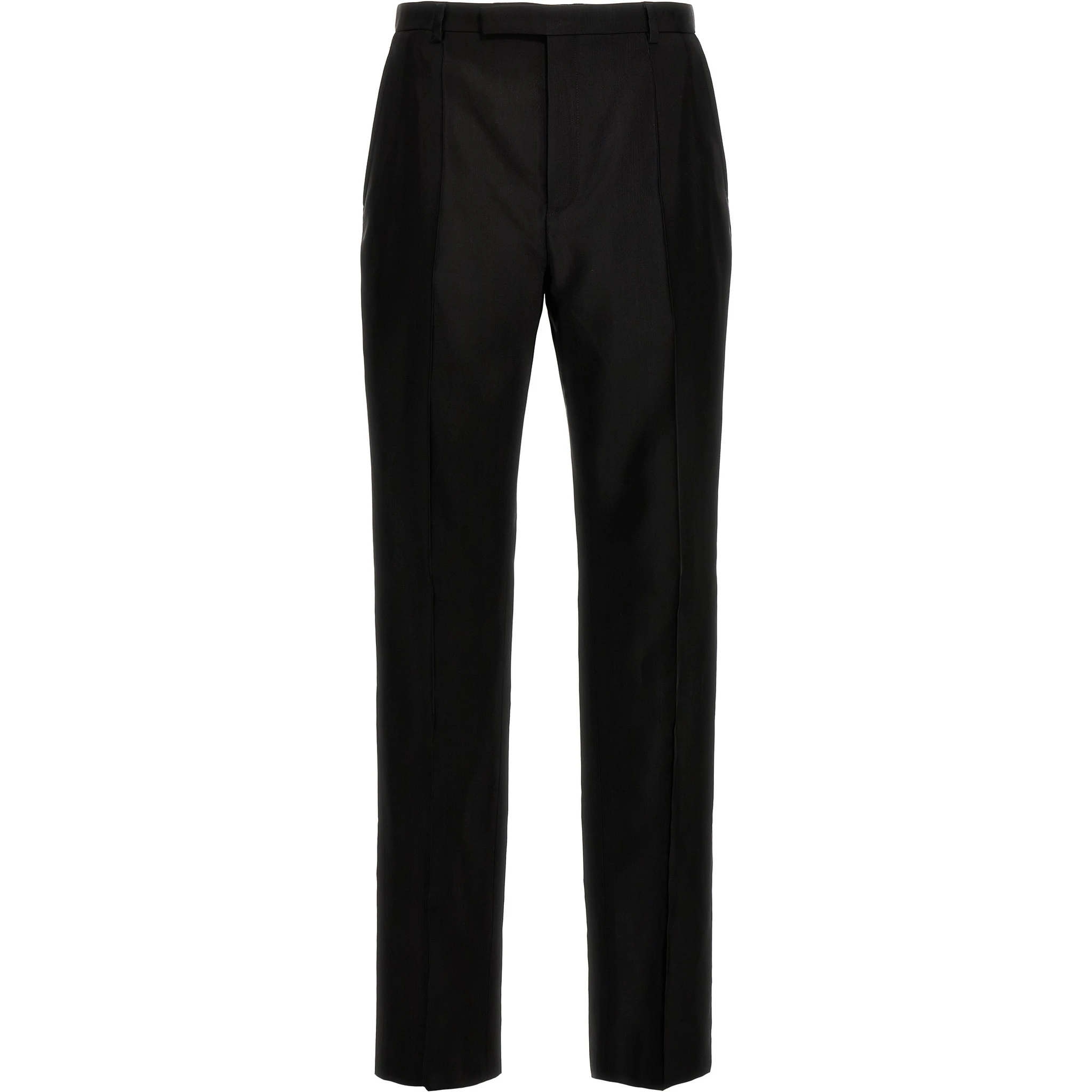 Black Acetate Dress Pants
