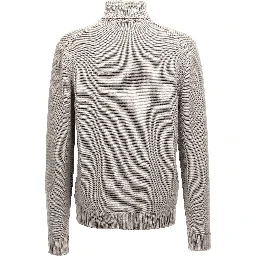 Gray Virgin Wool Cardigan