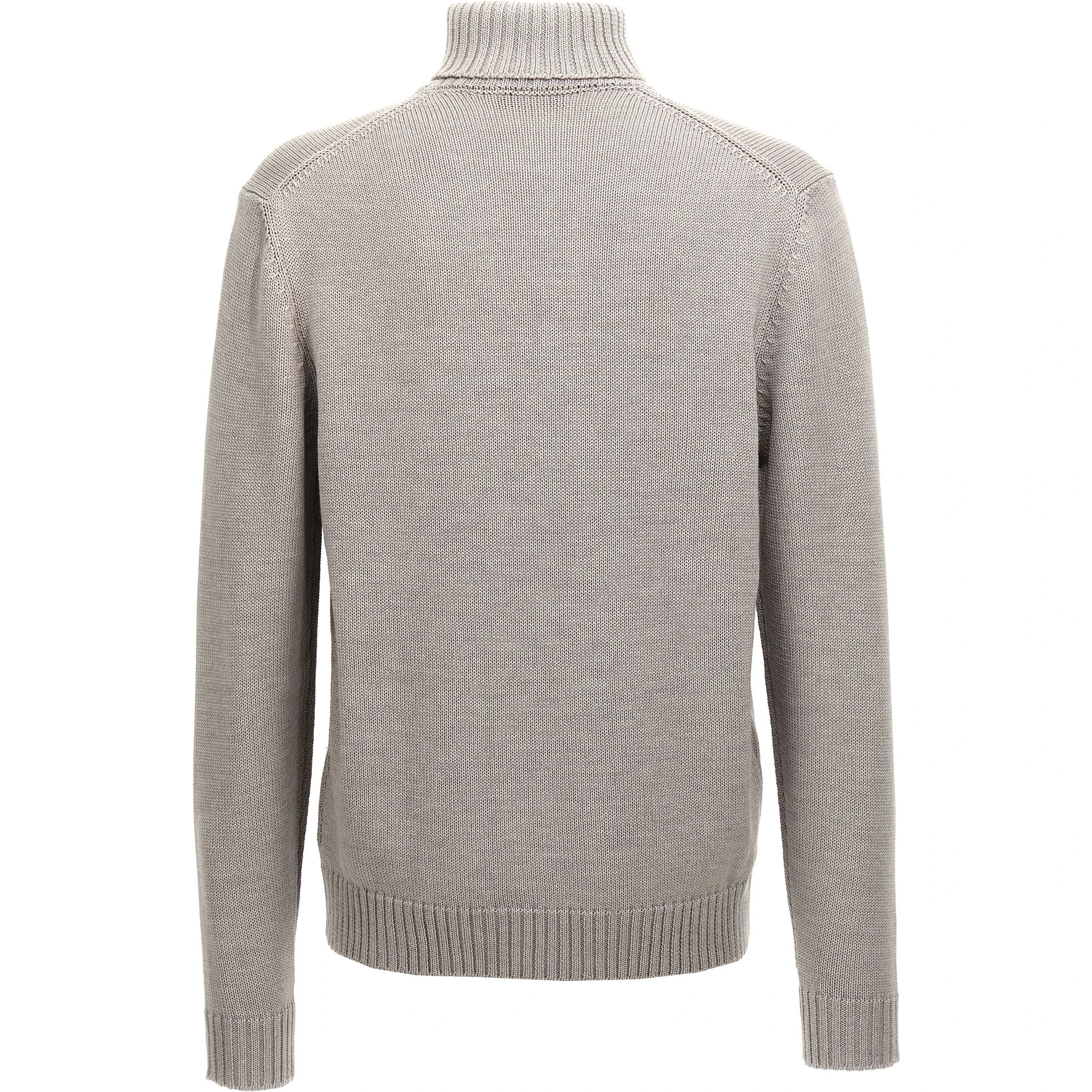 Gray Virgin Wool Cardigan
