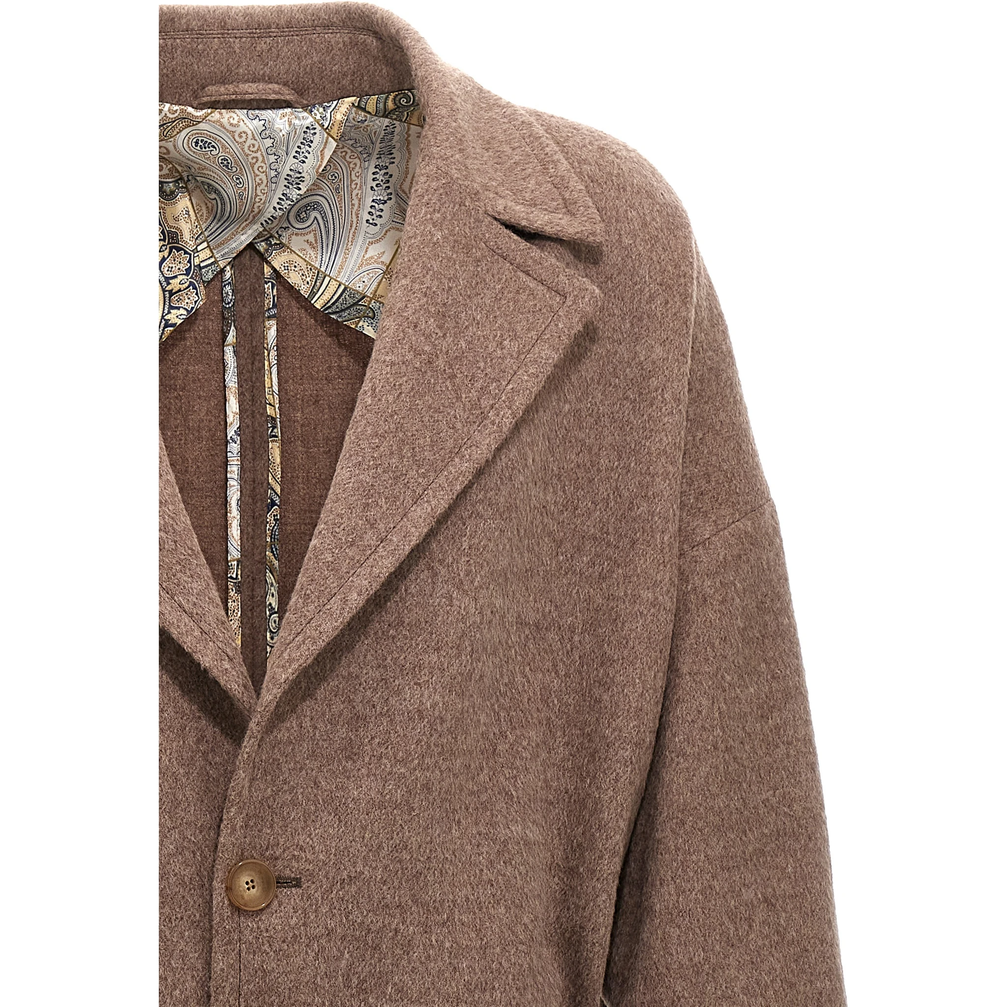 Beige Wool Coat