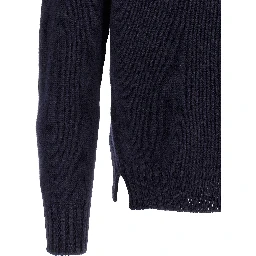 Blue Wool Cardigan