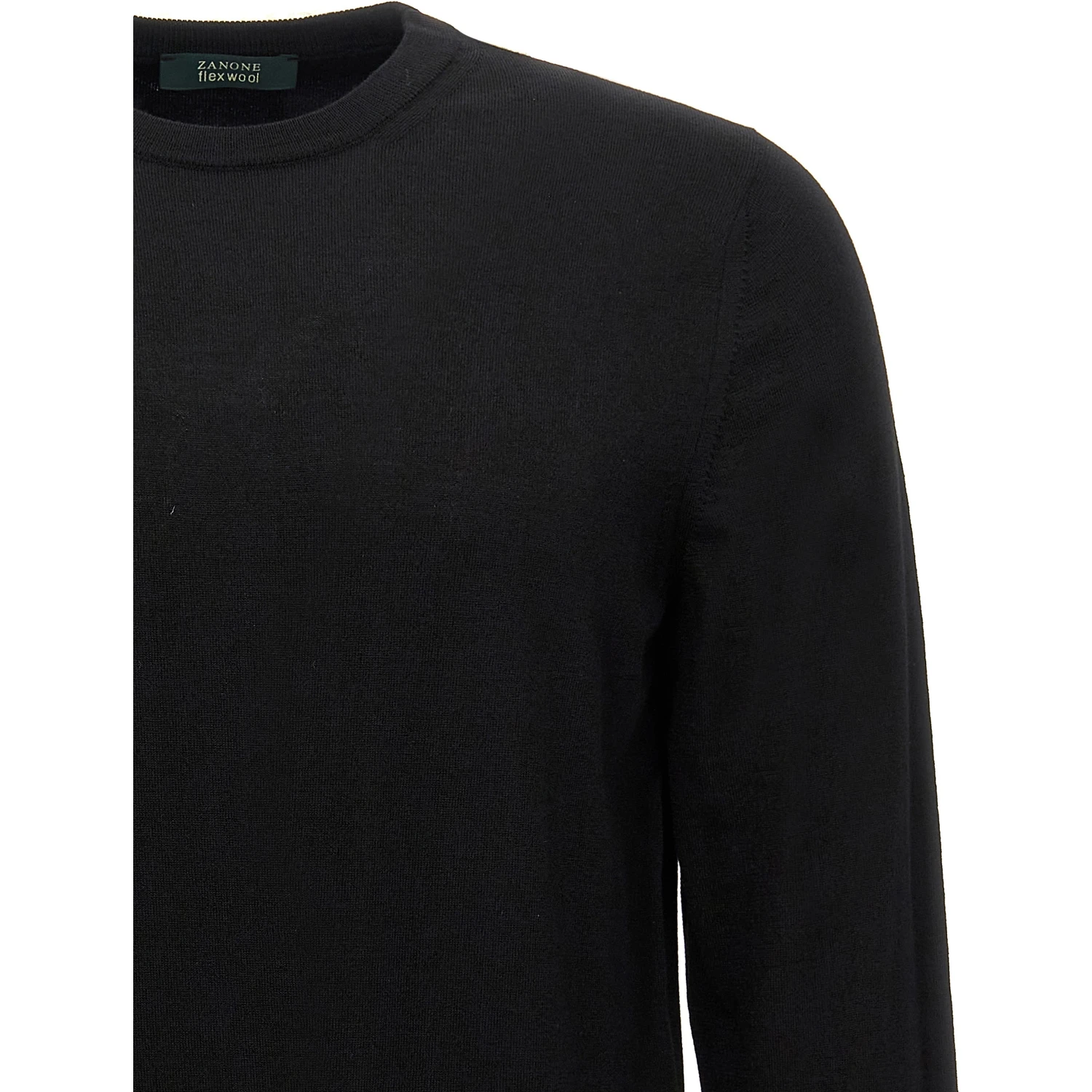 Black Virgin Wool Cardigan