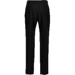 Black Acetate Dress Pants