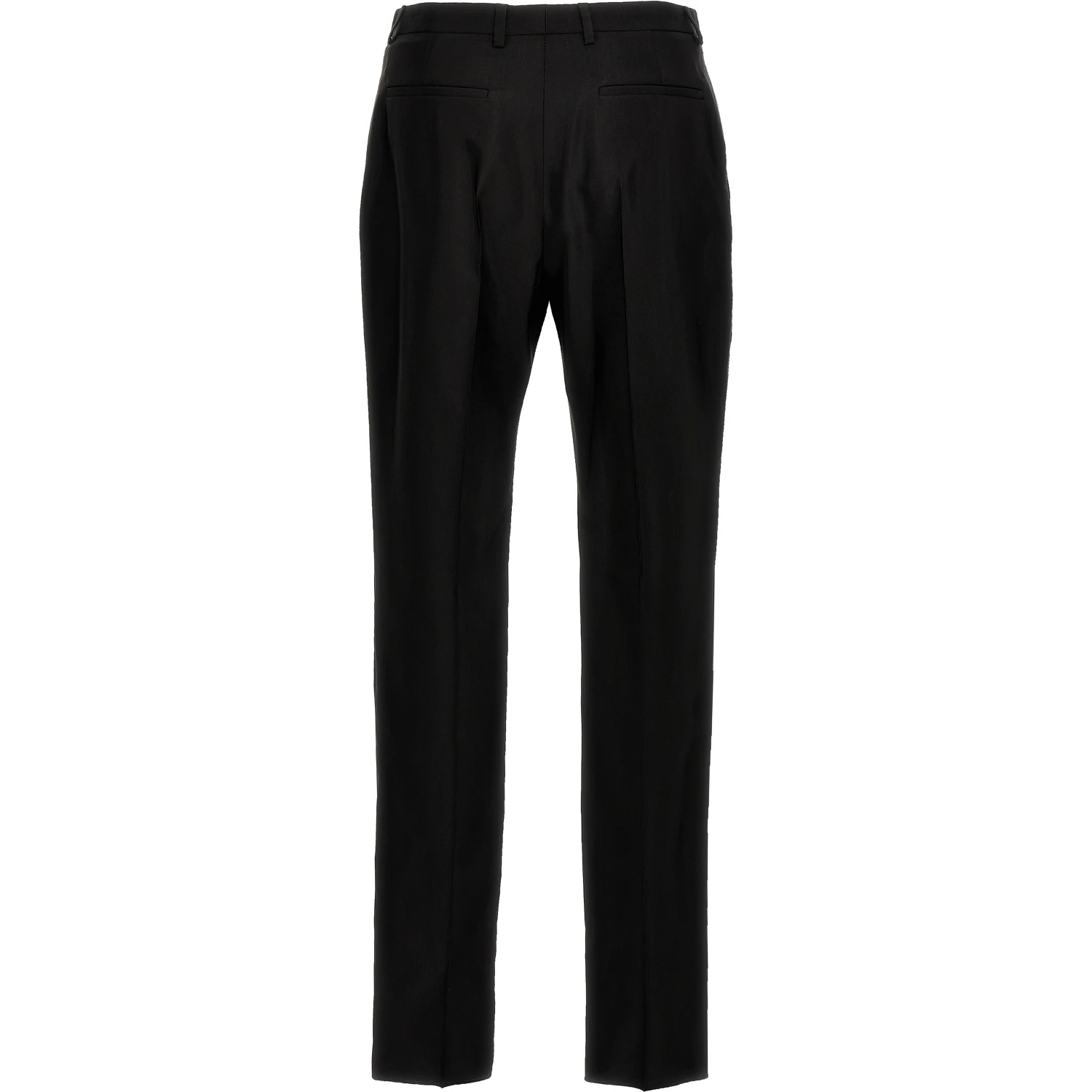 Black Acetate Dress Pants