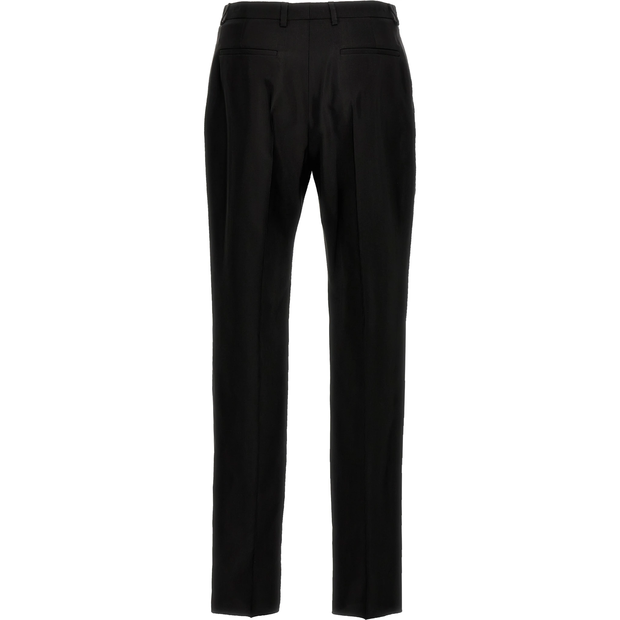 Black Acetate Dress Pants