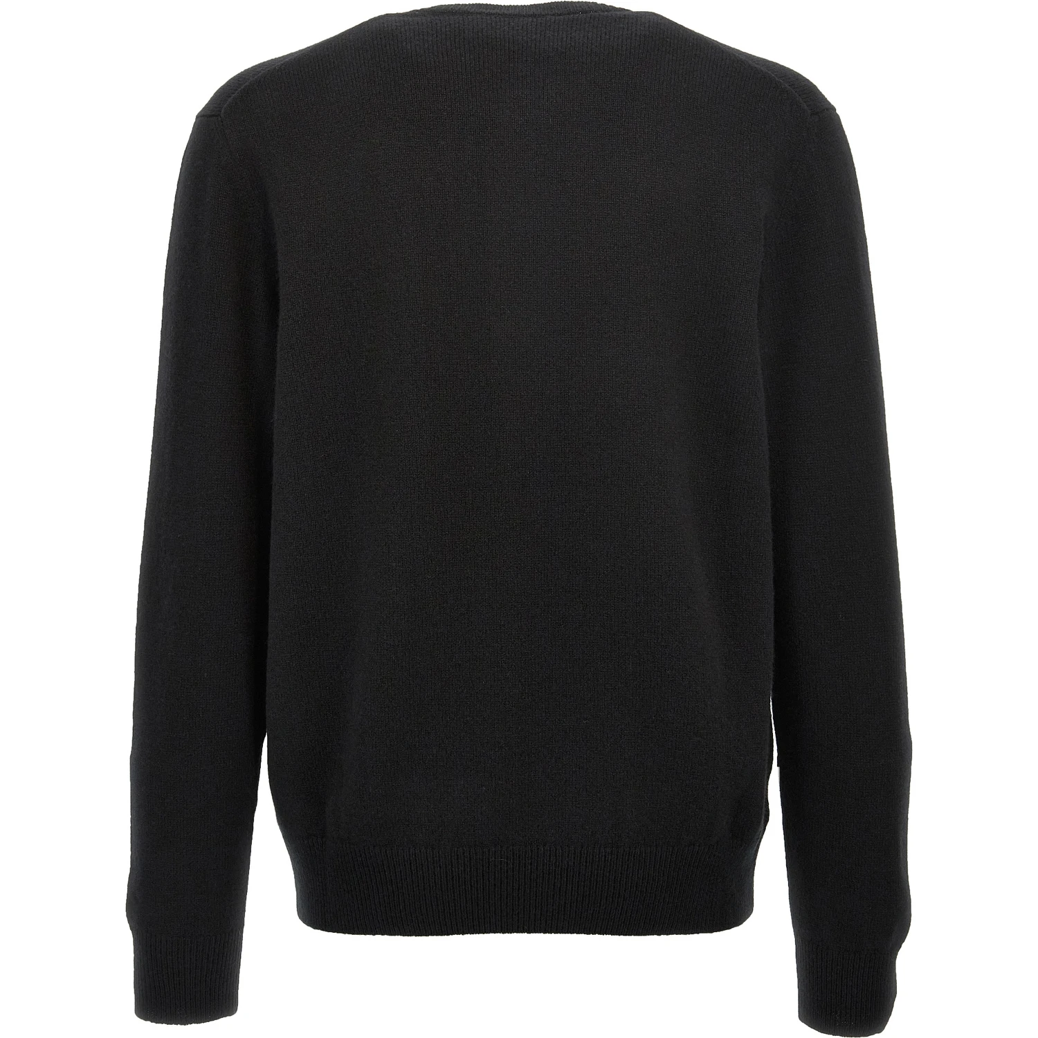 Black Virgin Wool Cardigan