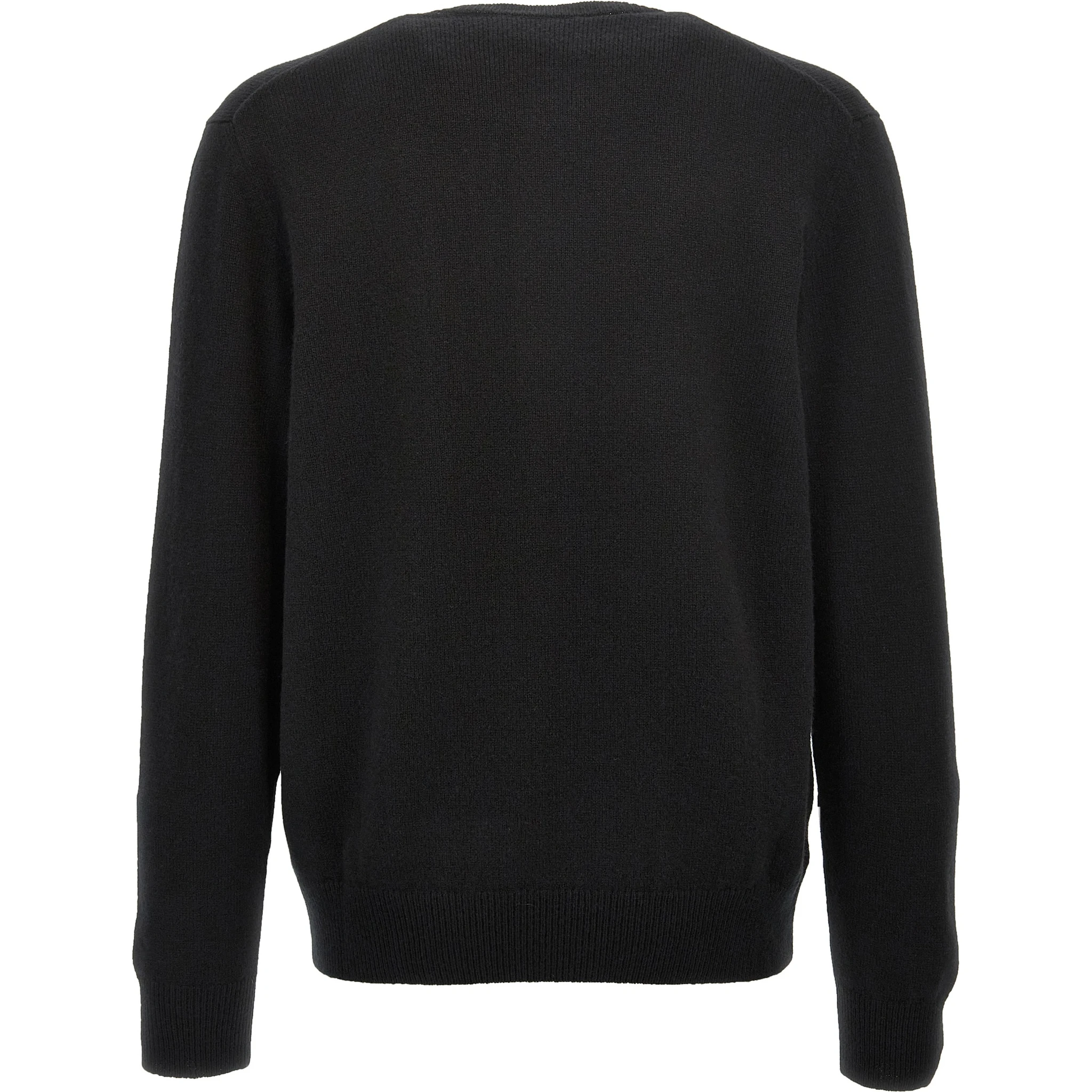 Black Virgin Wool Cardigan