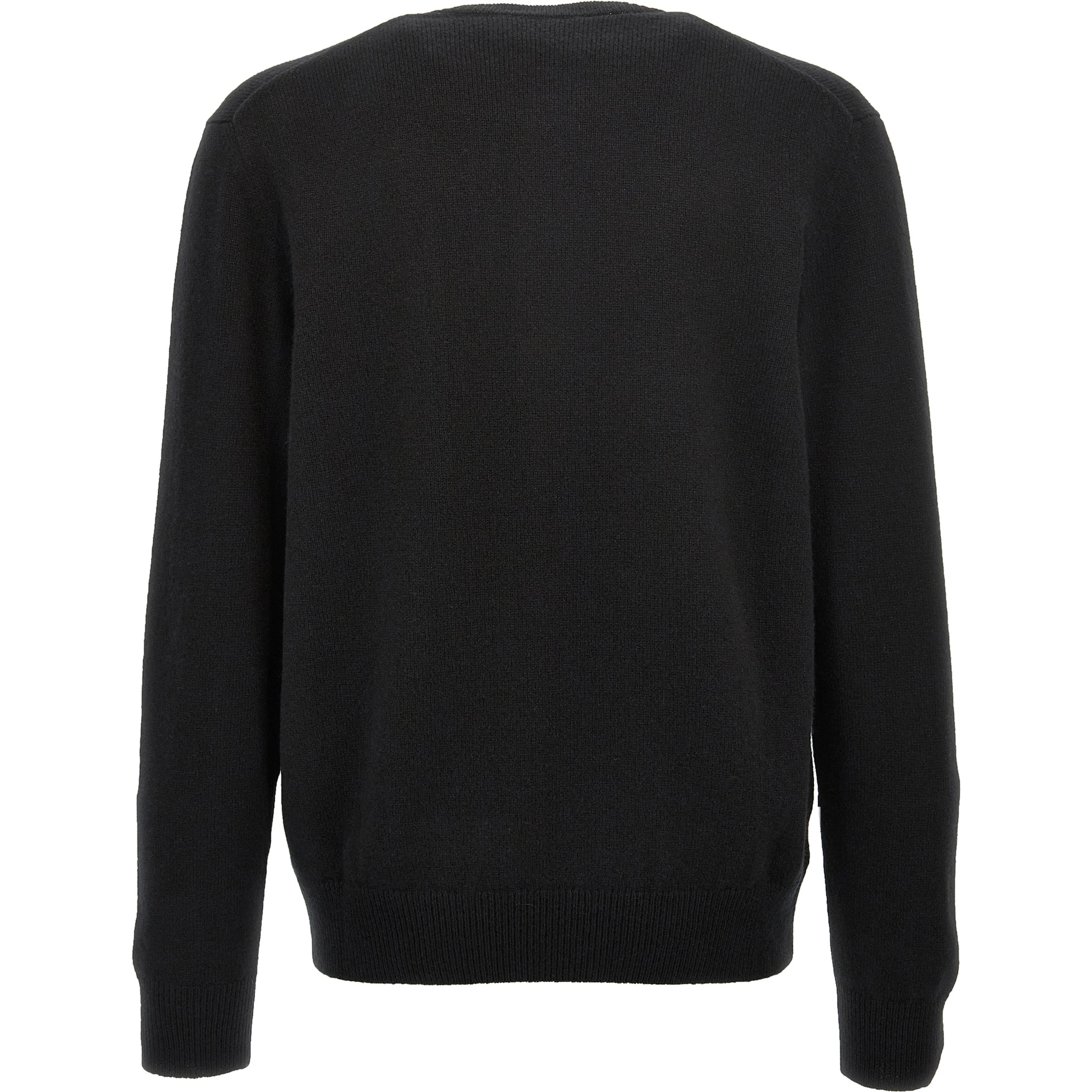 Black Virgin Wool Cardigan