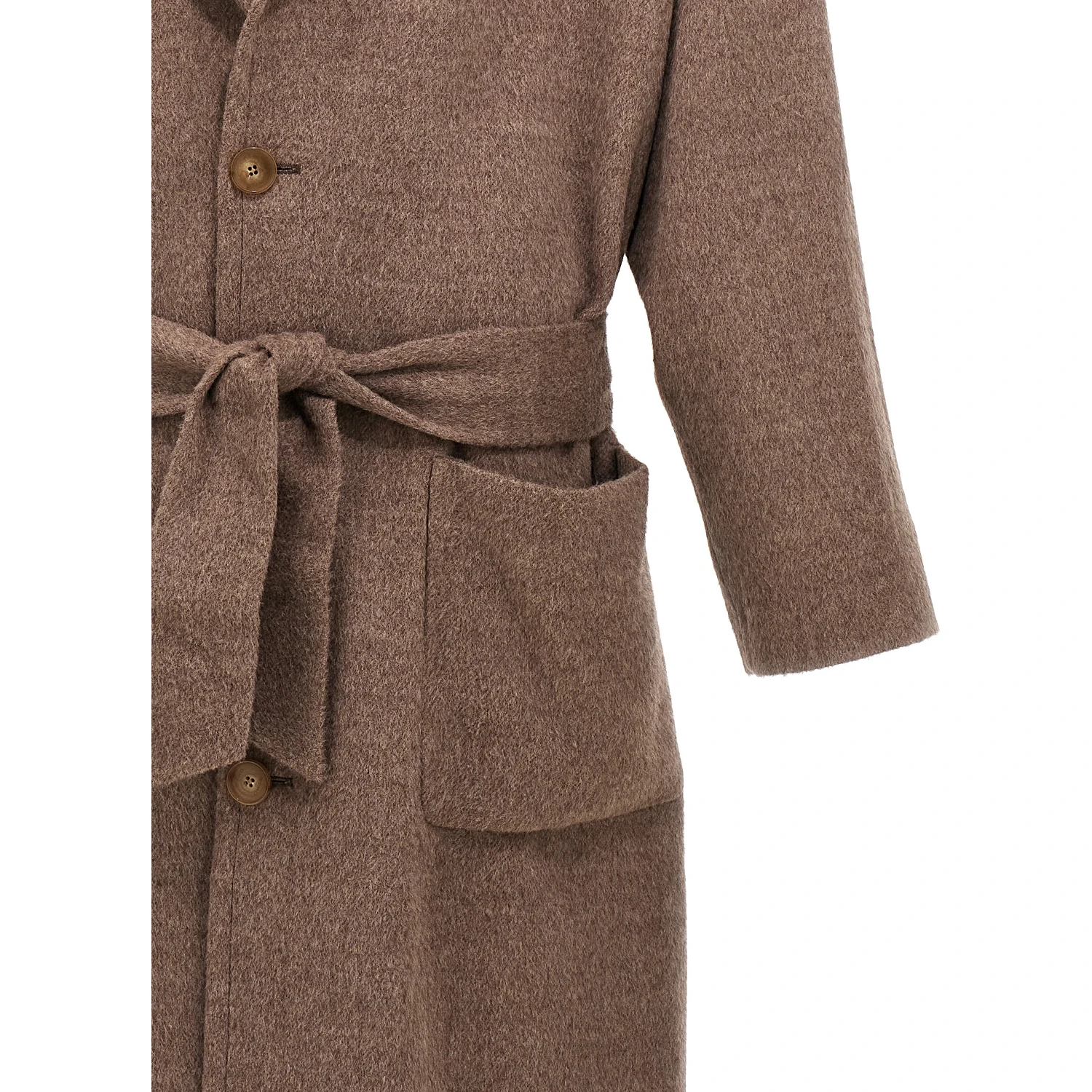 Beige Wool Coat