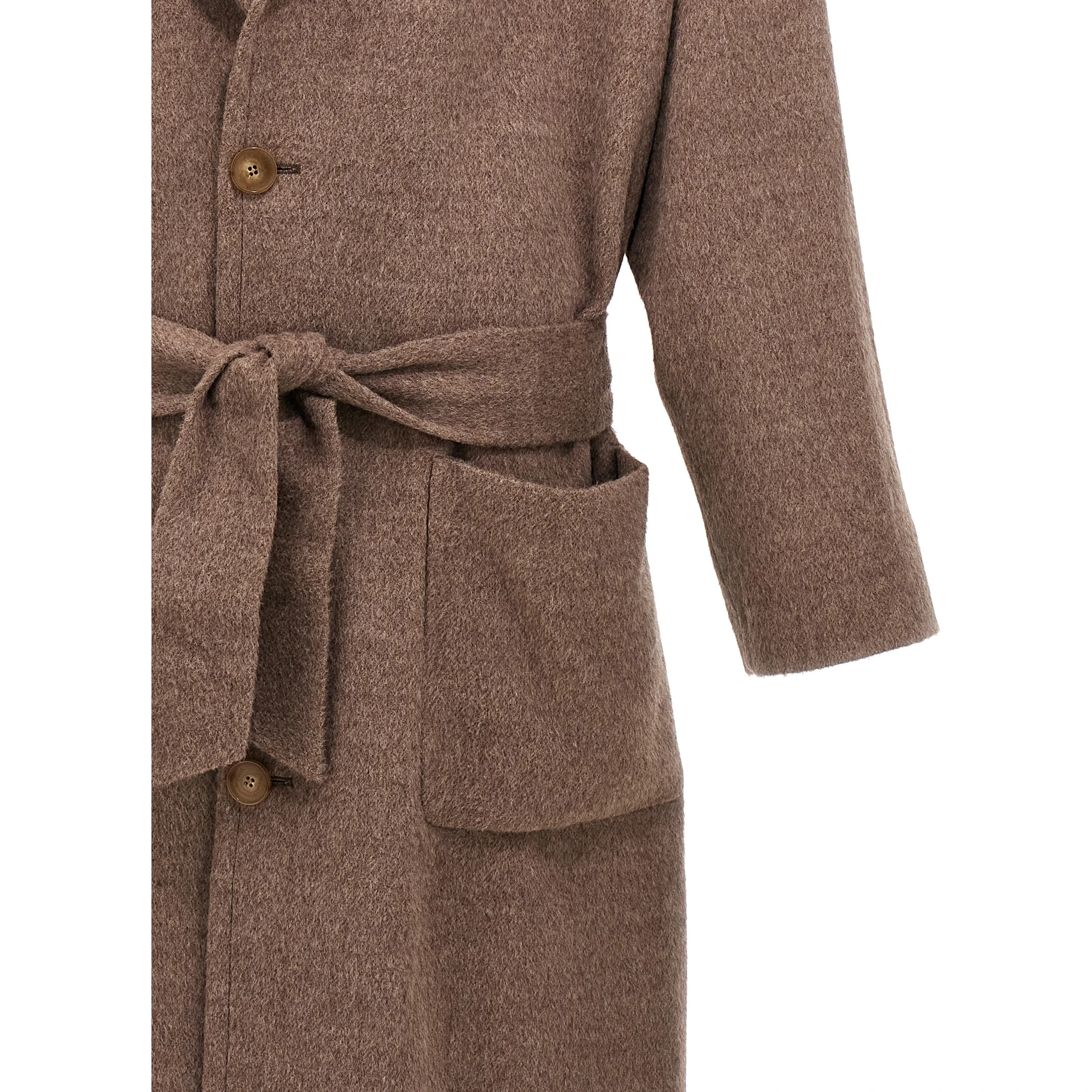 Beige Wool Coat