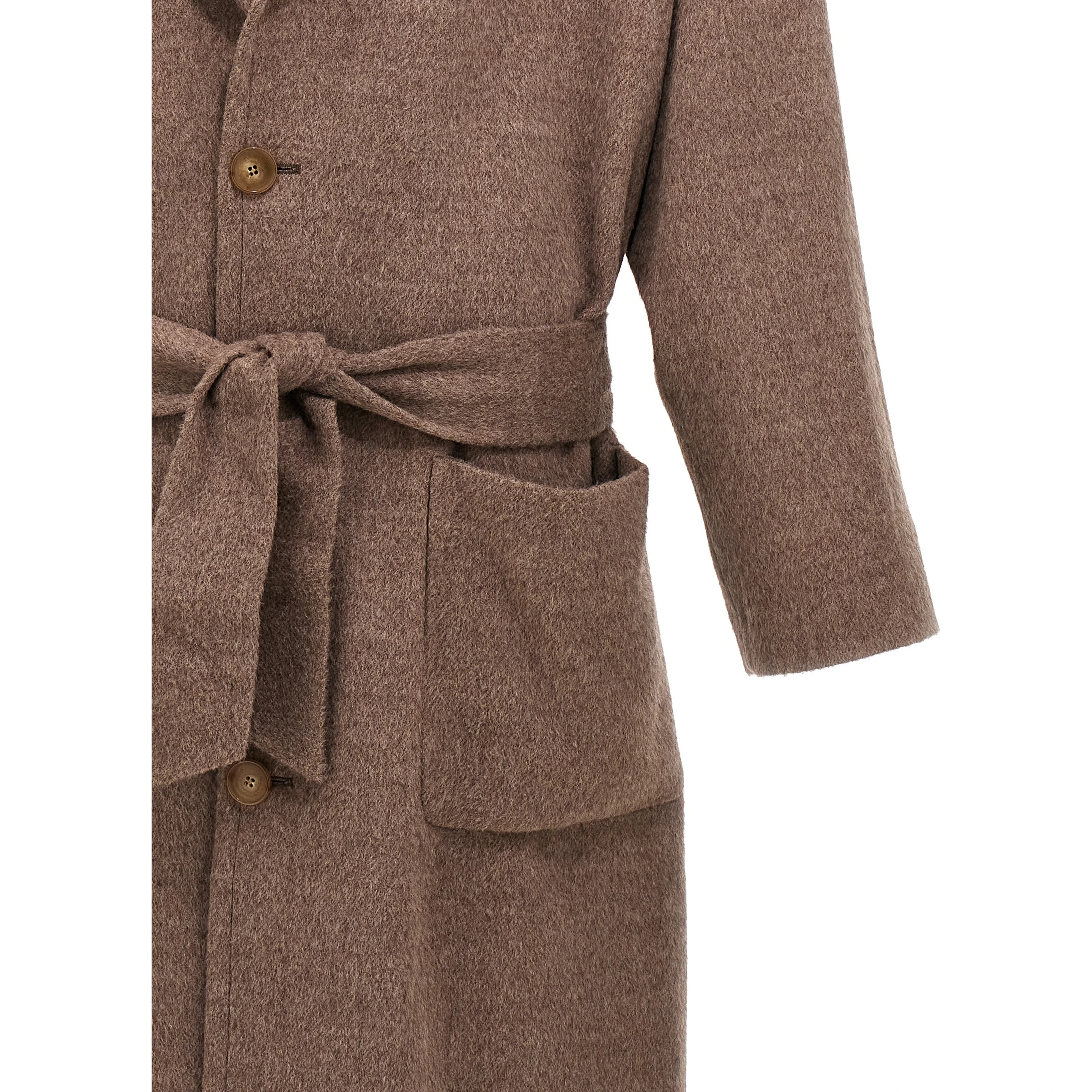 Beige Wool Coat