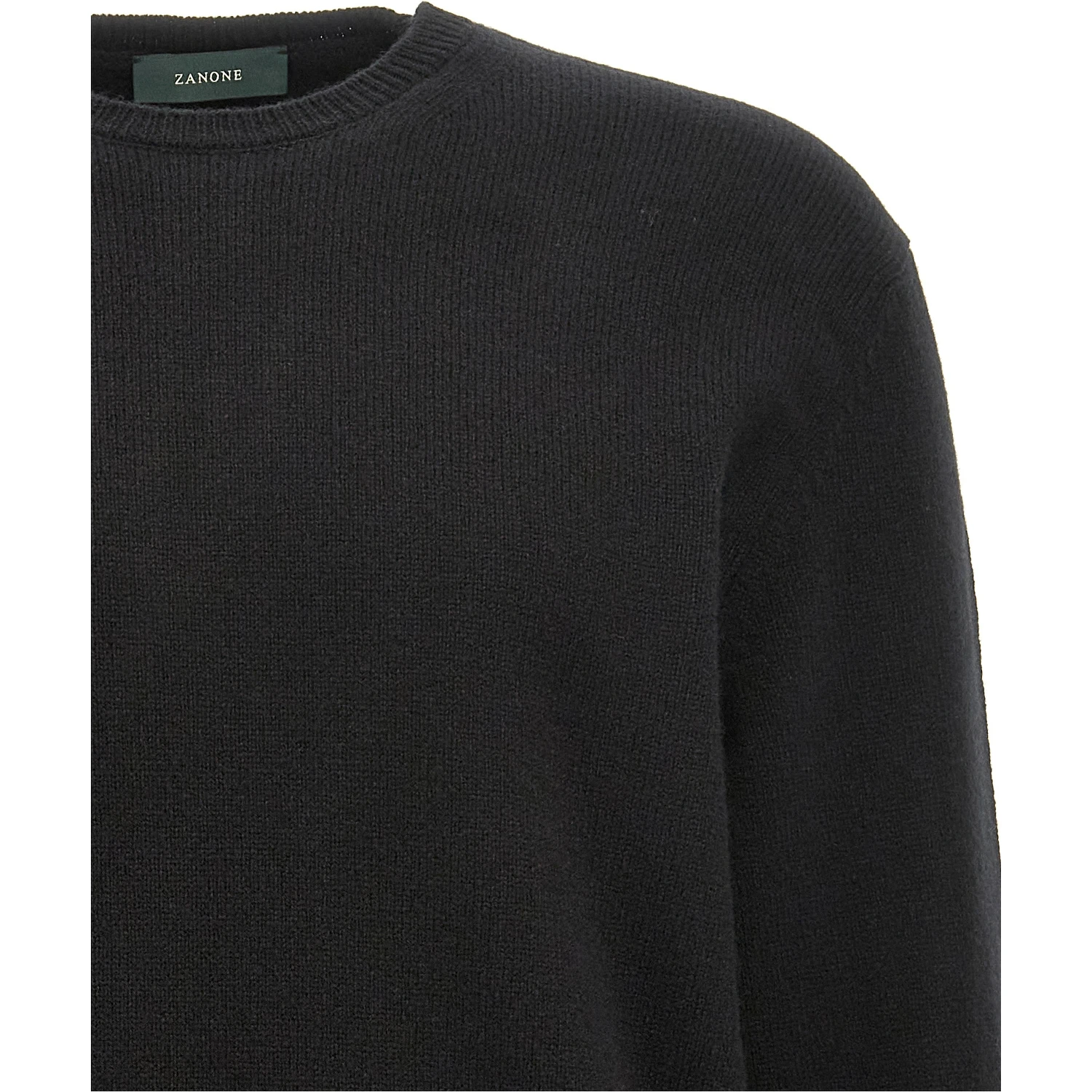 Black Virgin Wool Cardigan