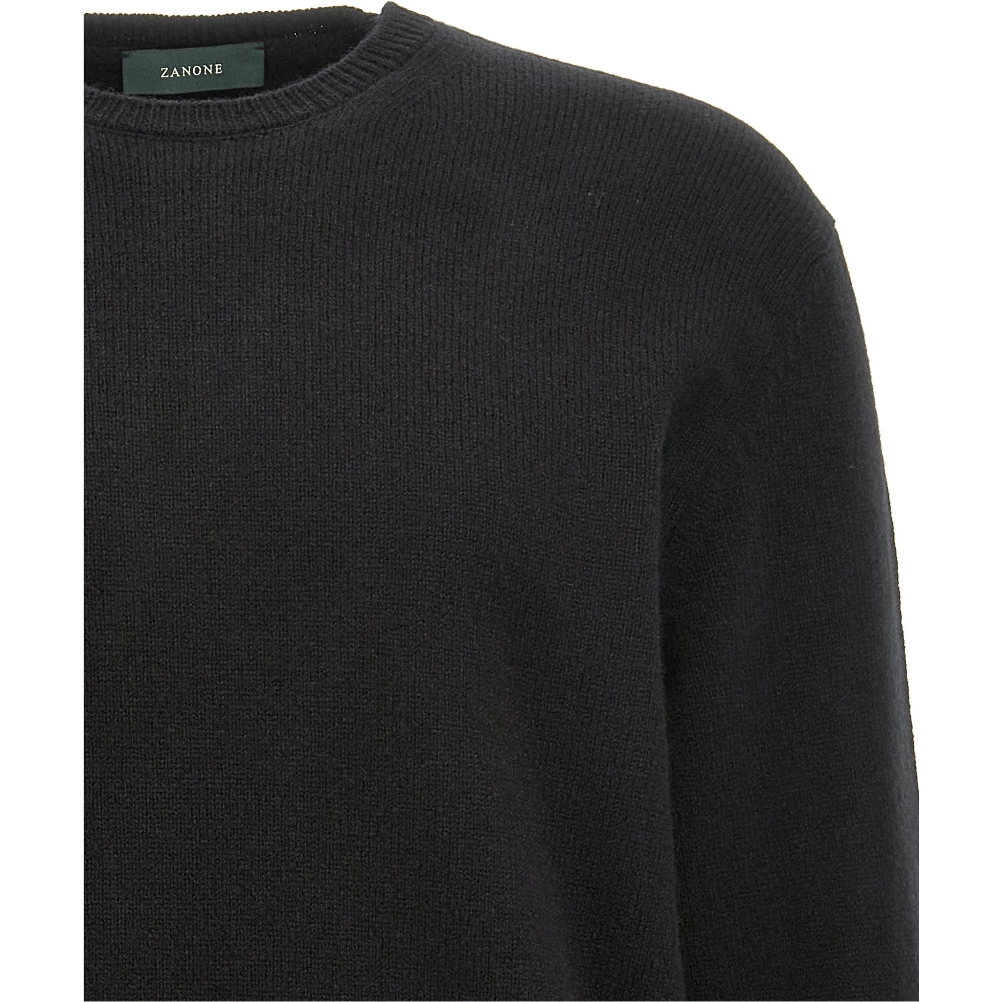 Black Virgin Wool Cardigan