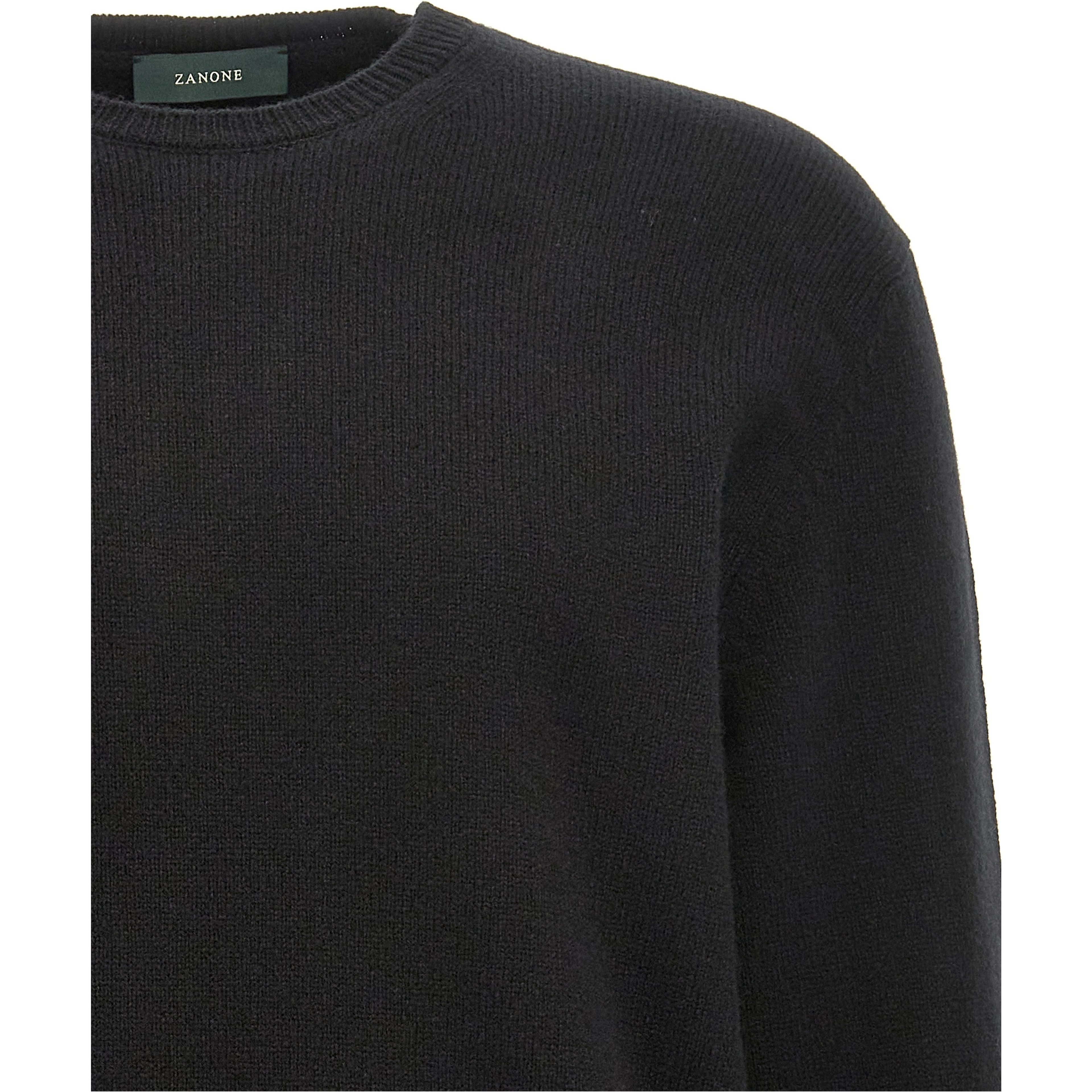Black Virgin Wool Cardigan