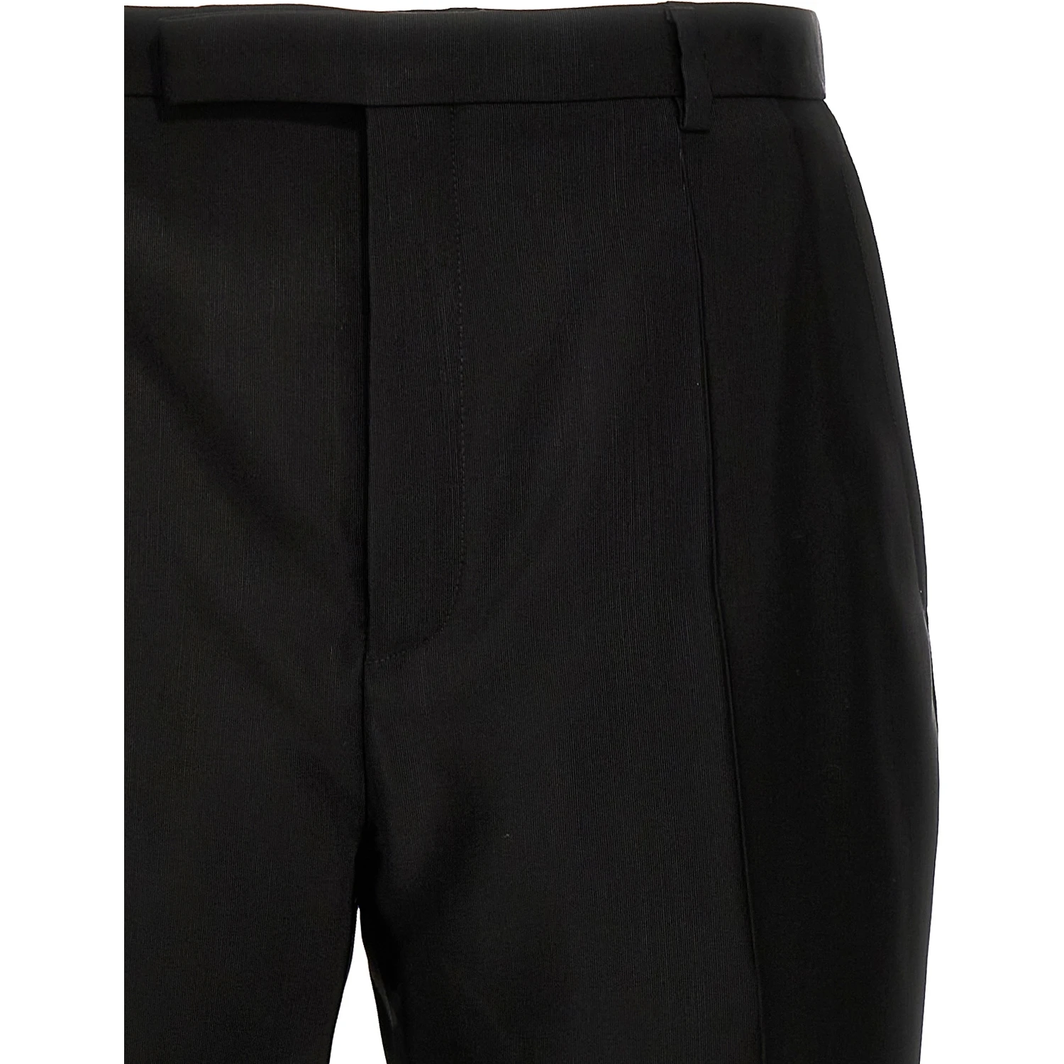 Black Acetate Dress Pants