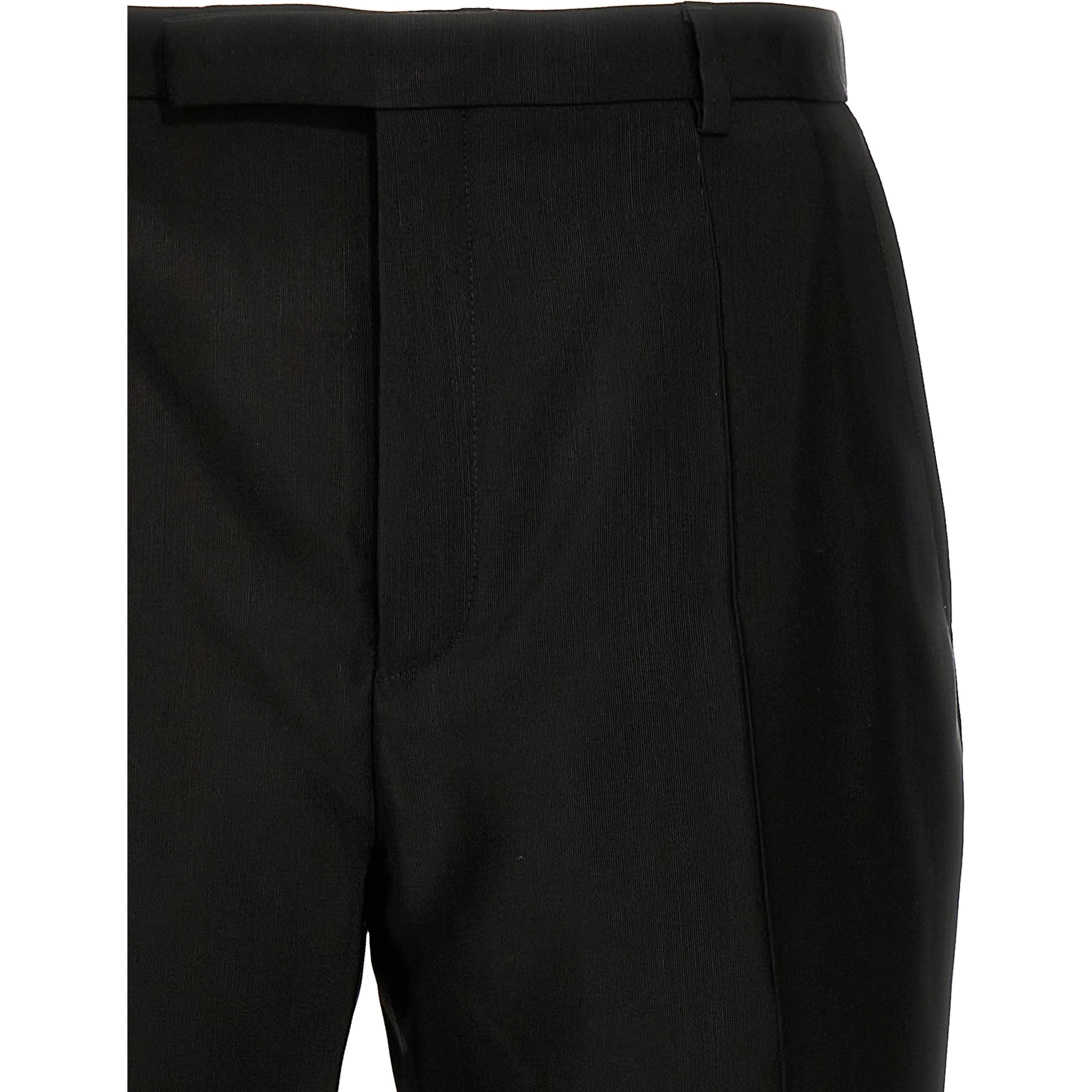 Black Acetate Dress Pants
