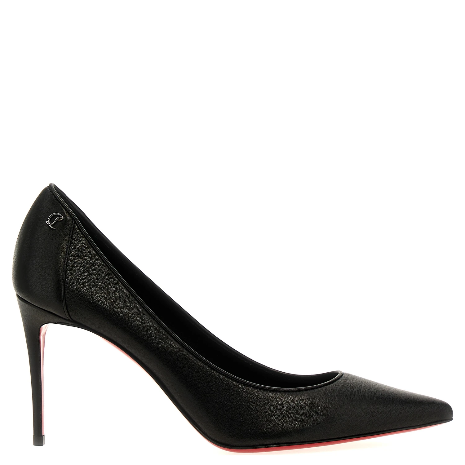 Black Napa Leather / Calf Bos Taurus High Heel Pumps