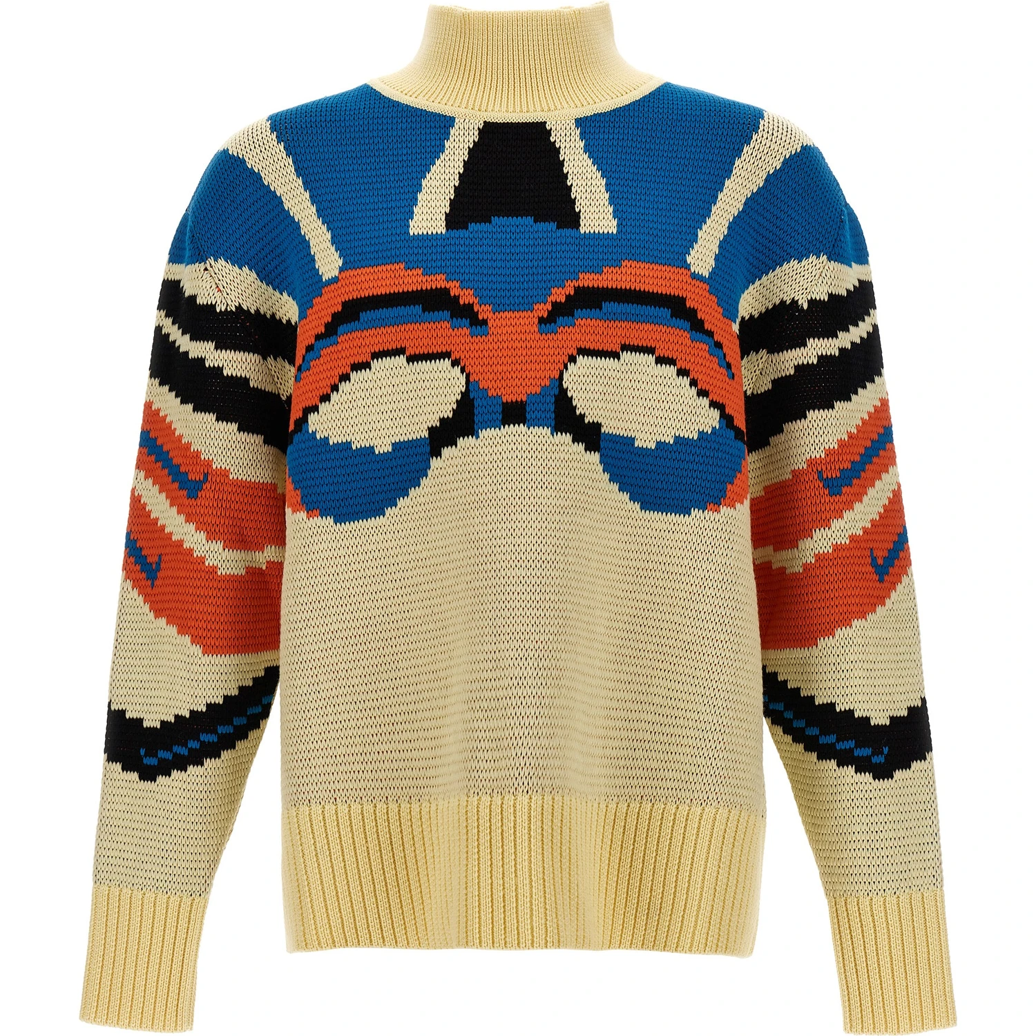 Multicolor Virgin Wool Cardigan