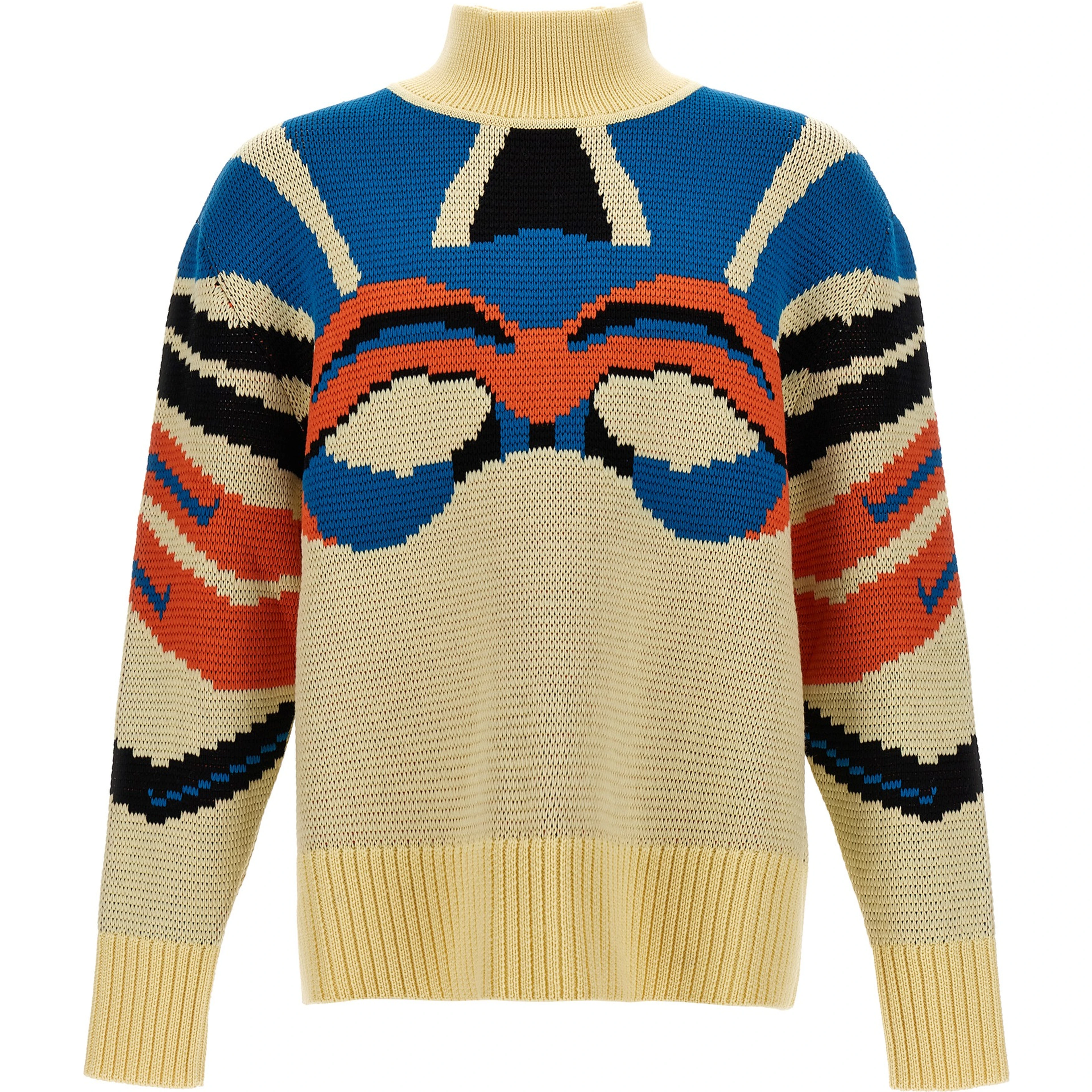 Multicolor Virgin Wool Cardigan