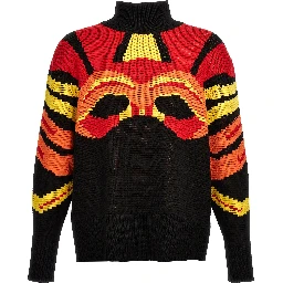Multicolor Wool Cardigan