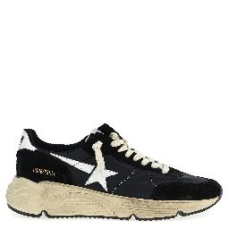 Bicolor Polyester Athletic Sneakers
