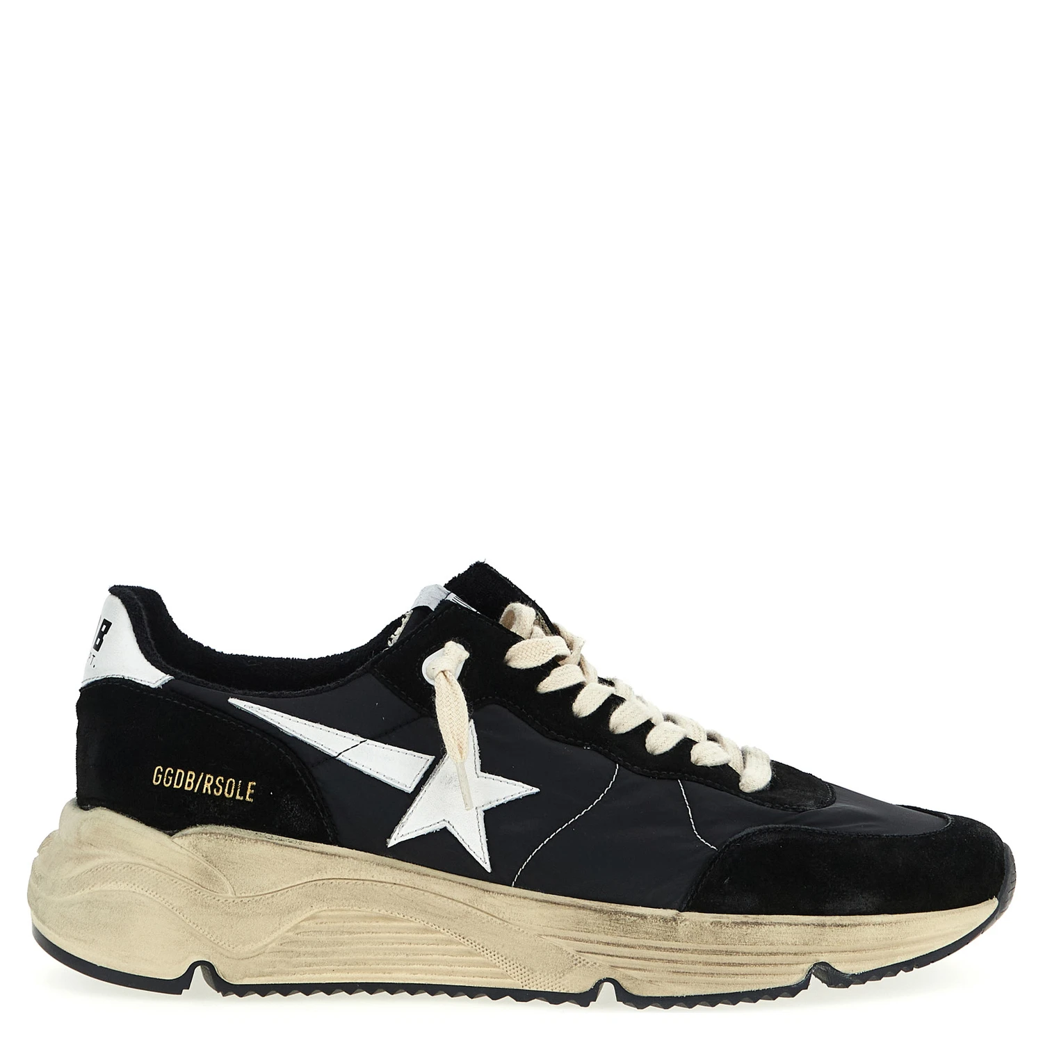 Bicolor Polyester Athletic Sneakers