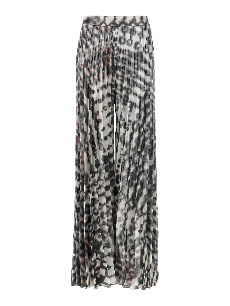 Multicolor Polyester Long Skirt